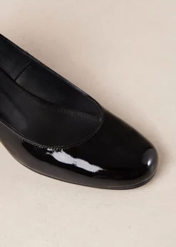 Antoine Onix Black Leather Pumps