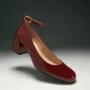 Antoine Onix Burgundy Leather Pumps