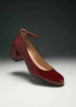 Antoine Onix Burgundy Leather Pumps