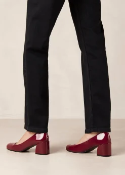 Antoine Onix Burgundy Leather Pumps