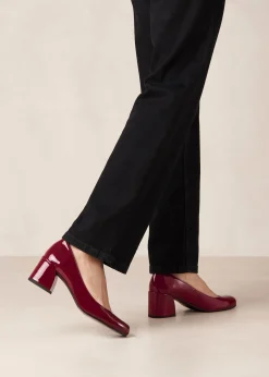 Antoine Onix Burgundy Leather Pumps