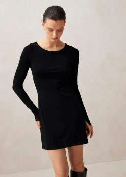 Astra Black Mini Dress