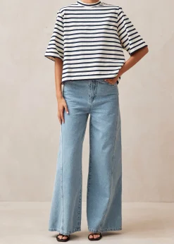 Capa Stripes Navy And White Tshirt