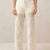 Capri Beige Tricot Pants