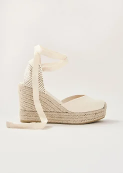 Cordelia Cream Espadrilles