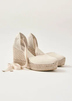 Cordelia Cream Espadrilles