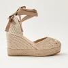 Cordelia Crochet Cream Espadrilles