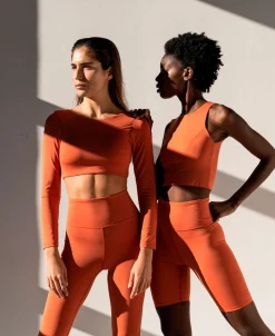 Core Crop Top Long Sleeve Riad