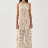 Dibun Lace Cream Trousers