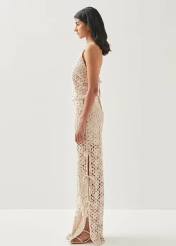 Dibun Lace Cream Trousers