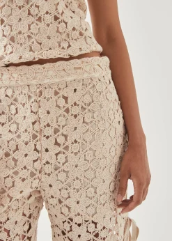 Dibun Lace Cream Trousers