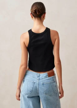 Dina Black Tank