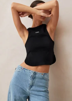 Dina Black Tank