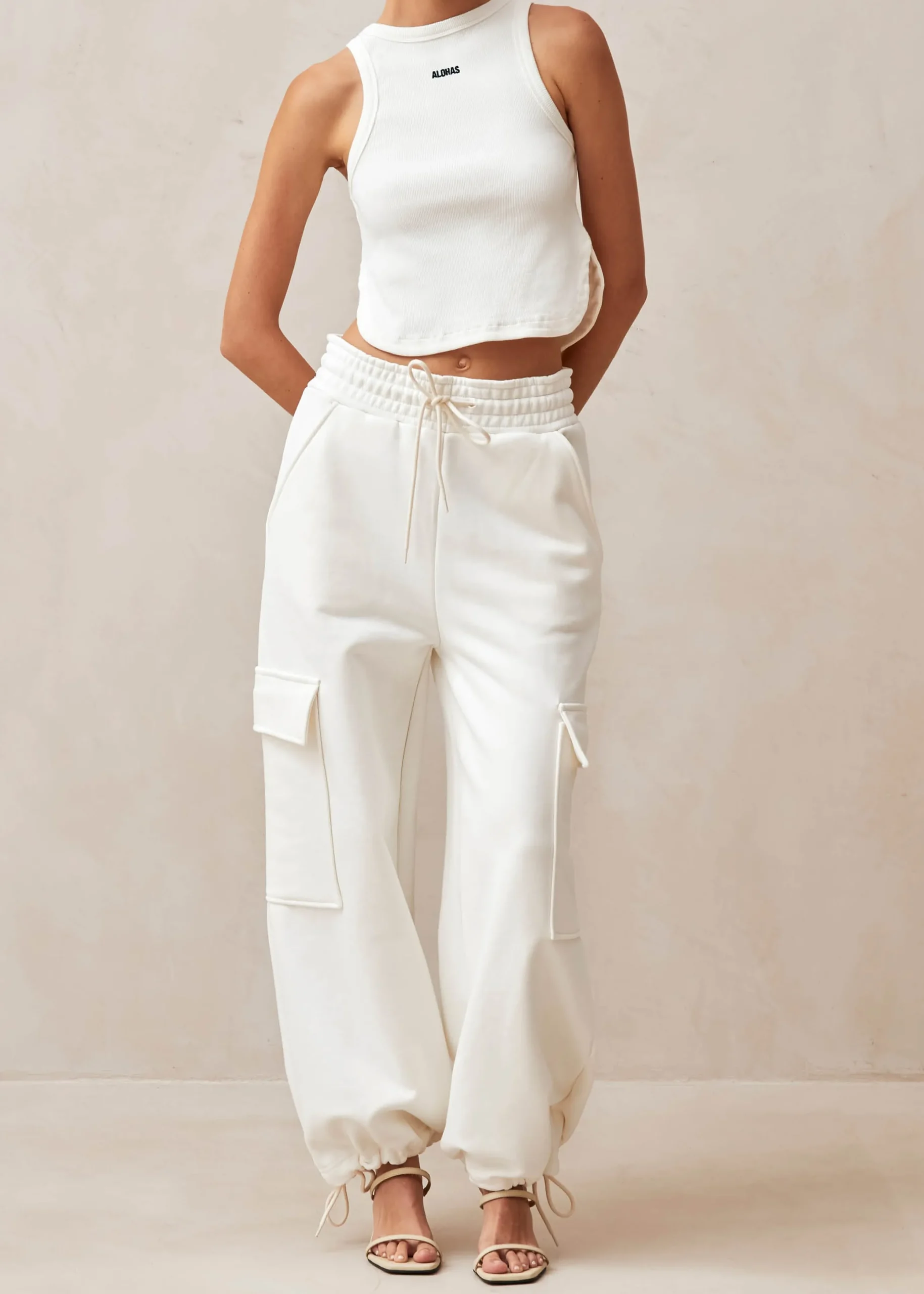 Dina White Tank
