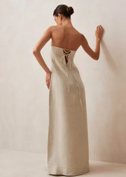 Dinka Natural Maxi Dress