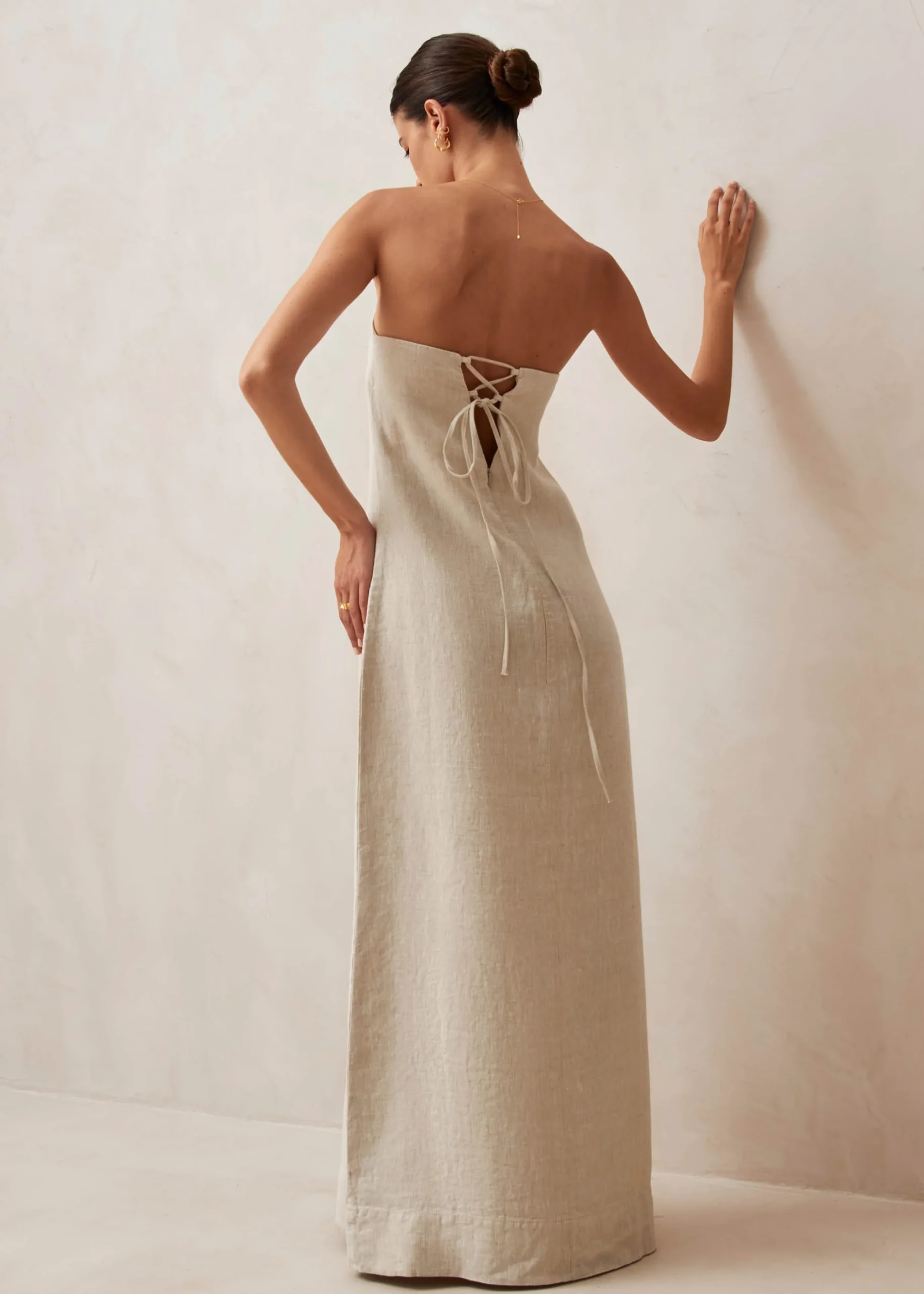 Dinka Natural Maxi Dress