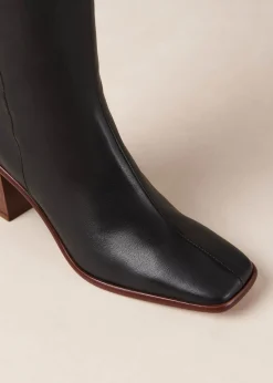 East Black Leather Boots