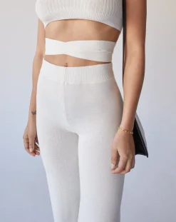 Easy Cream Tricot Pants