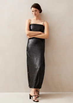 Elmi Black Midi Dress