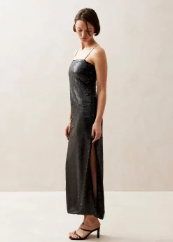 Elmi Black Midi Dress