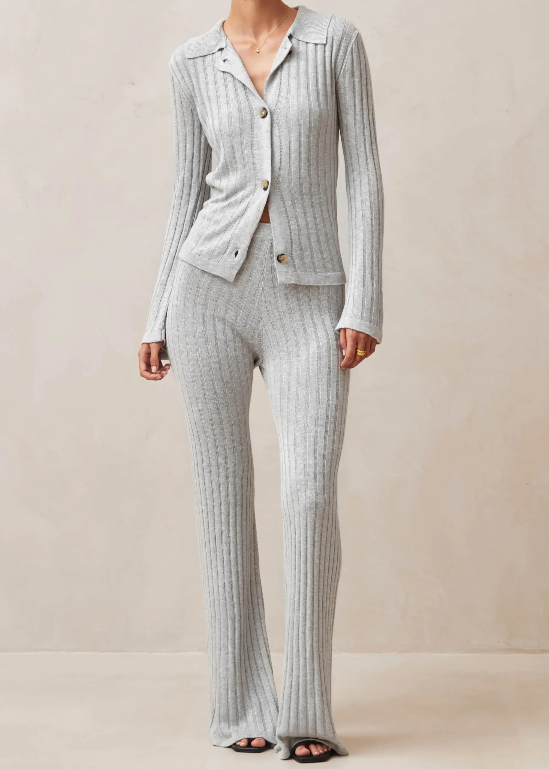Flow Grey Tricot Pants