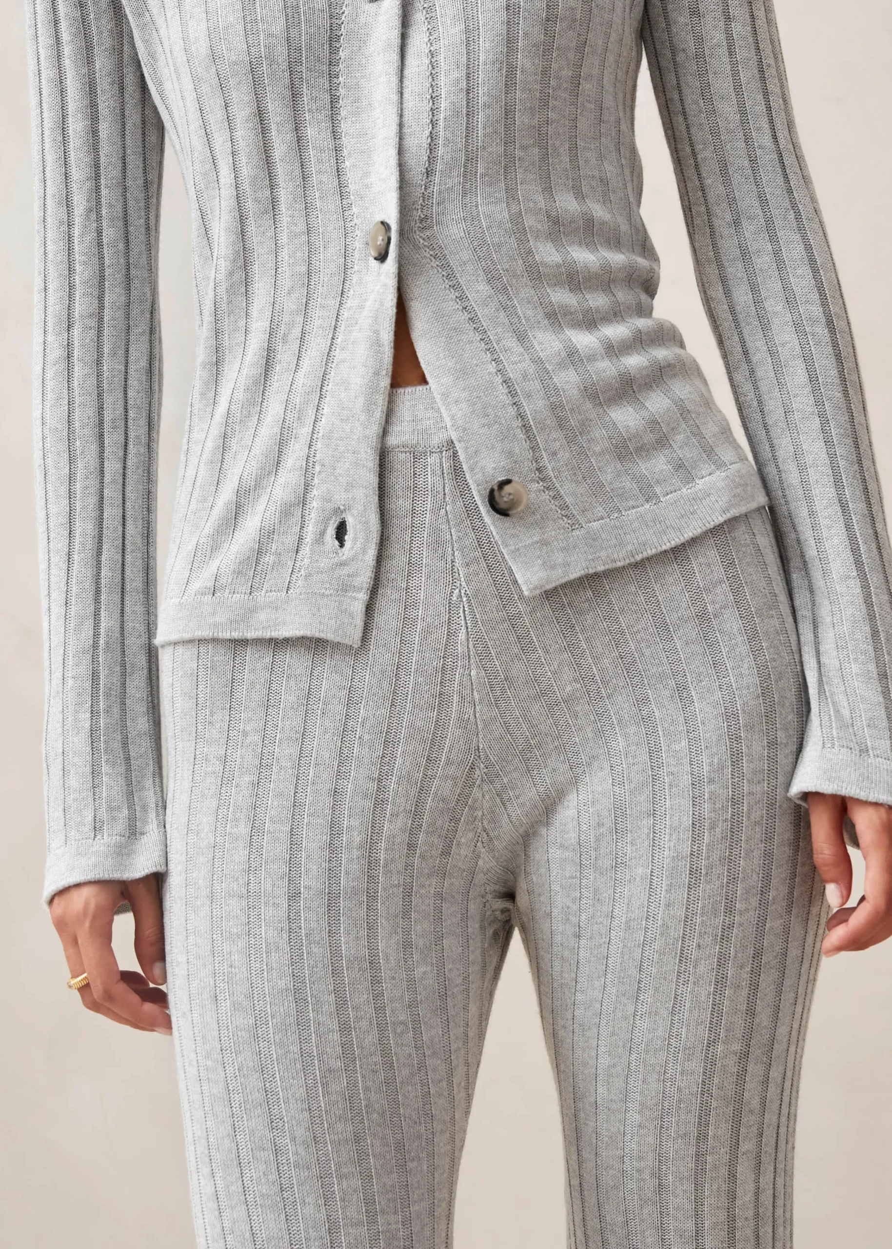 Flow Grey Tricot Pants