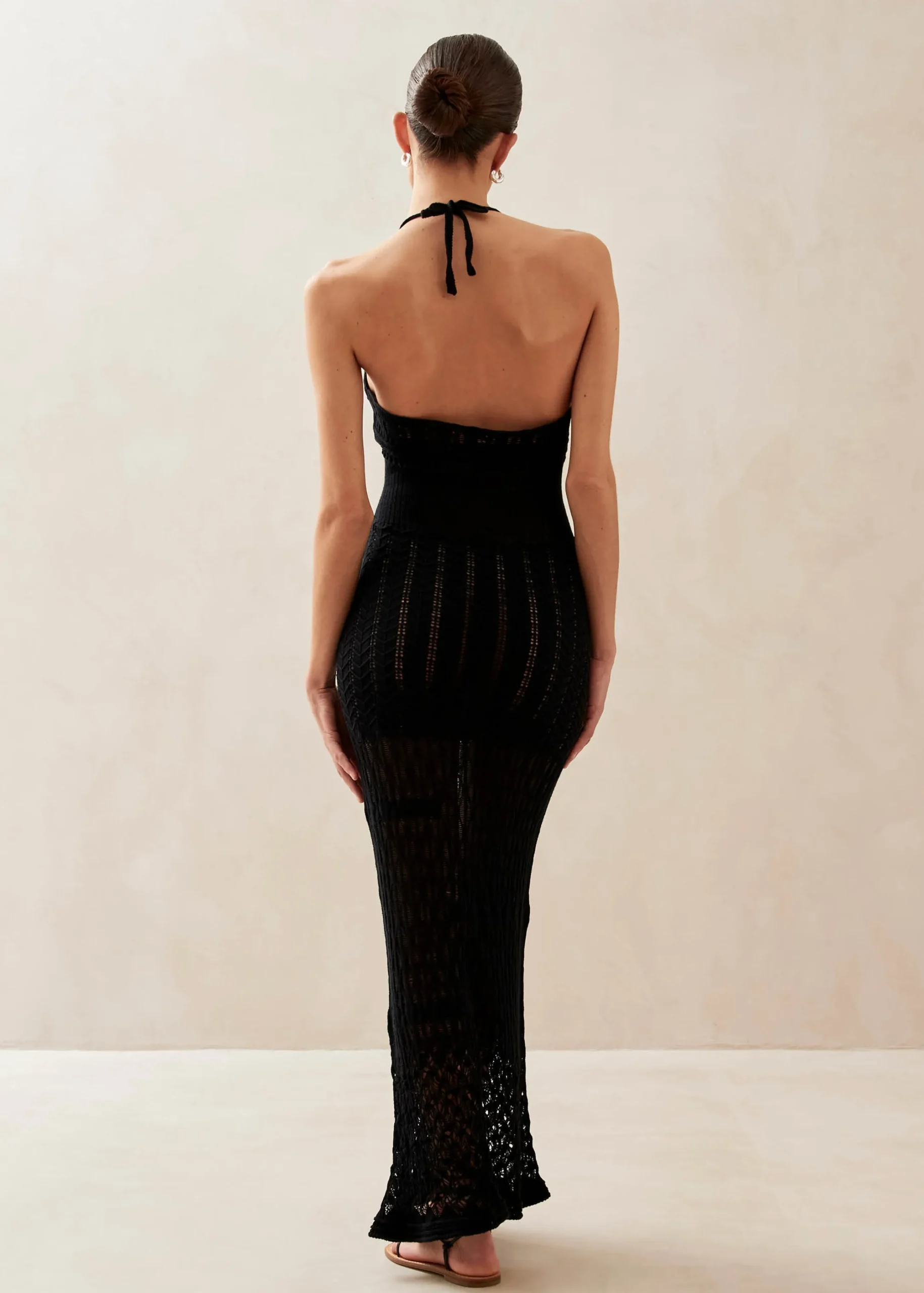 Gabrielle Black Maxi Dress
