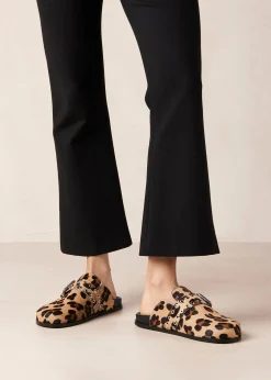 Halia Soft Beige Leather Mules