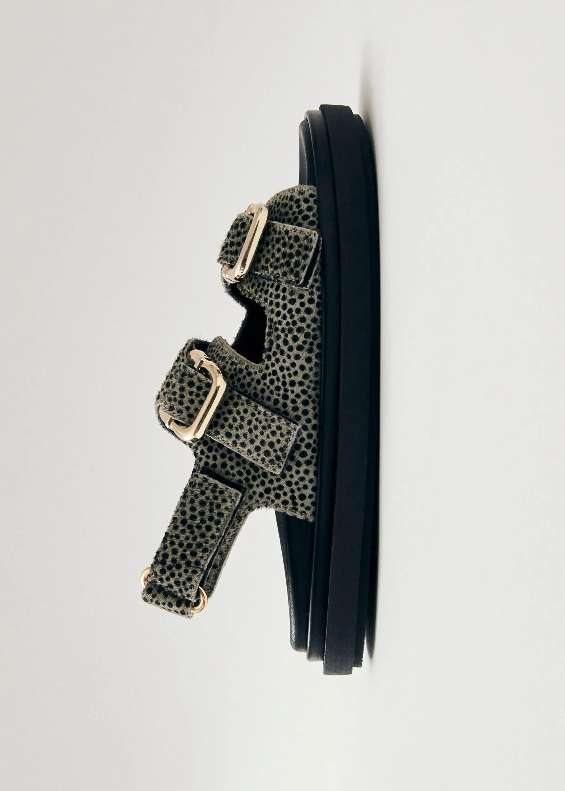 Harper Soft Grey Leather Sandals