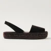Ibizas Suede Brown Leather Espadrilles