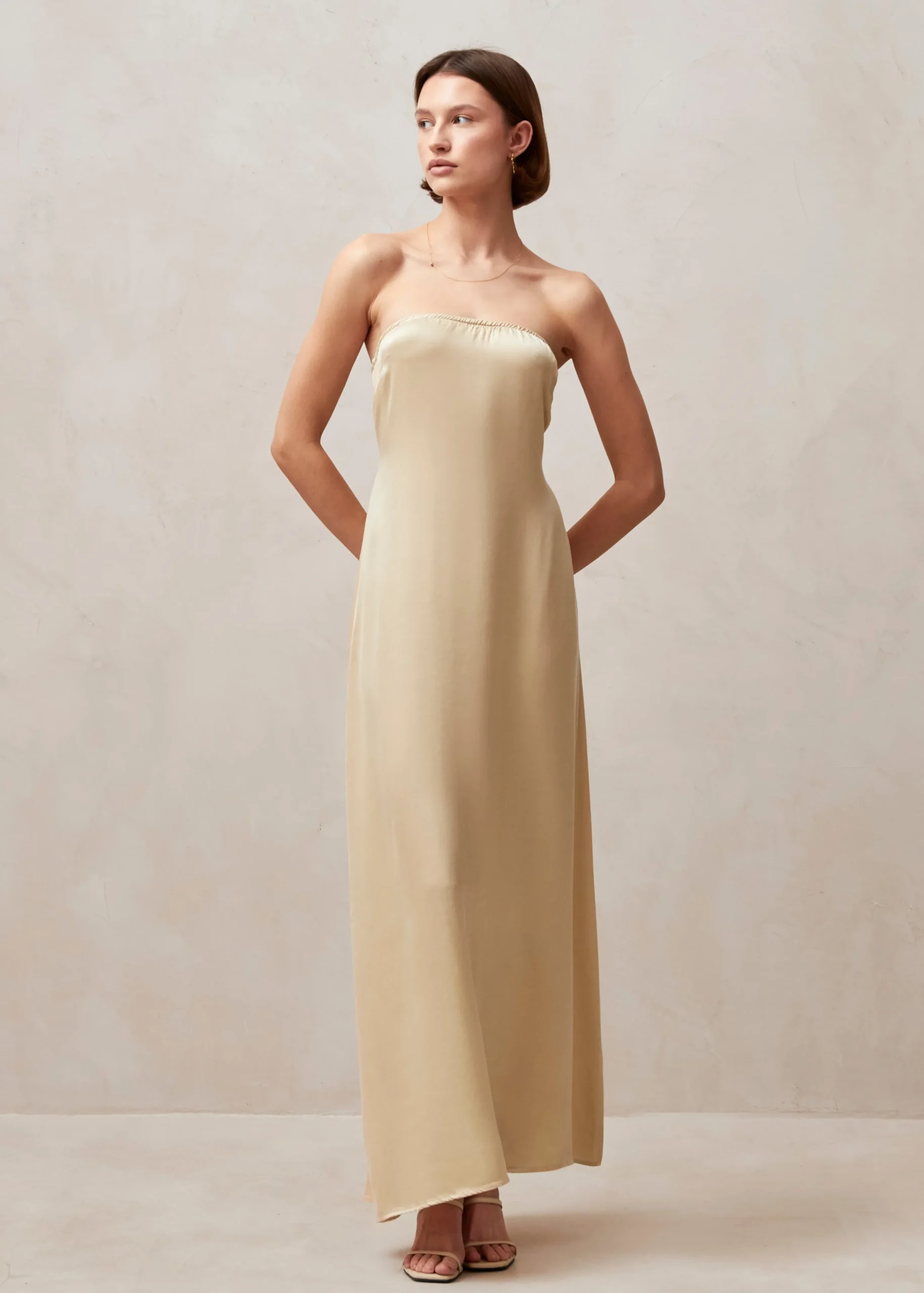 Ilia Cream Maxi Dress