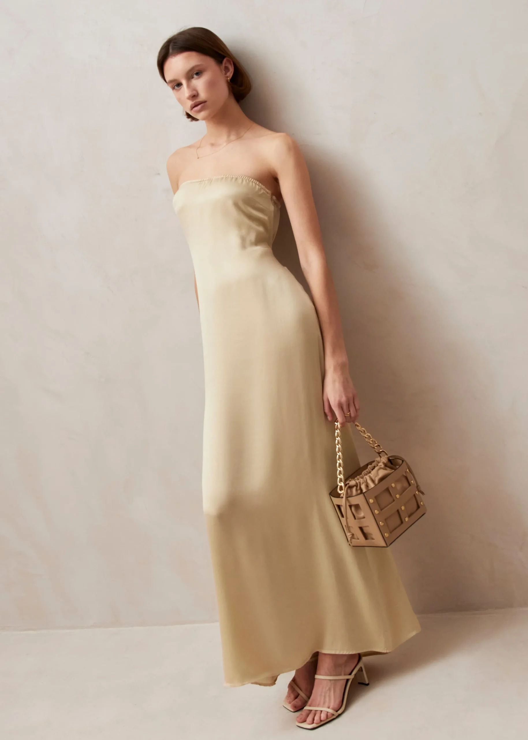 Ilia Cream Maxi Dress