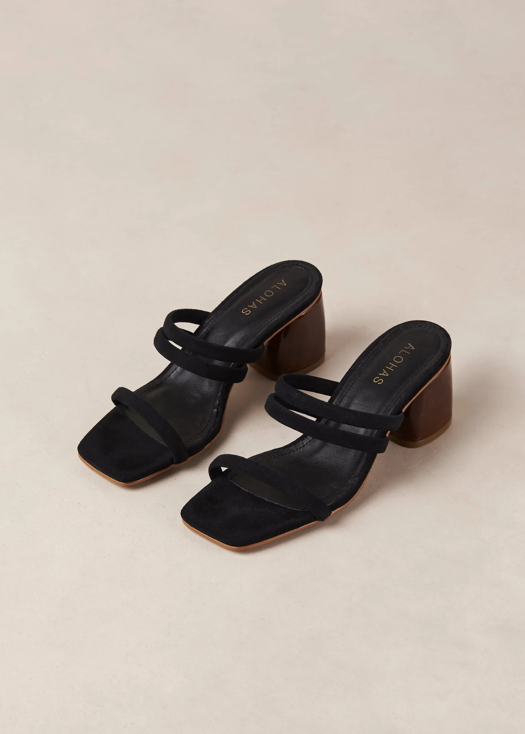 Indiana Black Leather Sandals