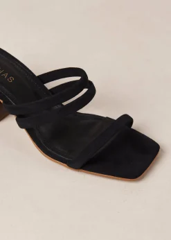 Indiana Black Leather Sandals