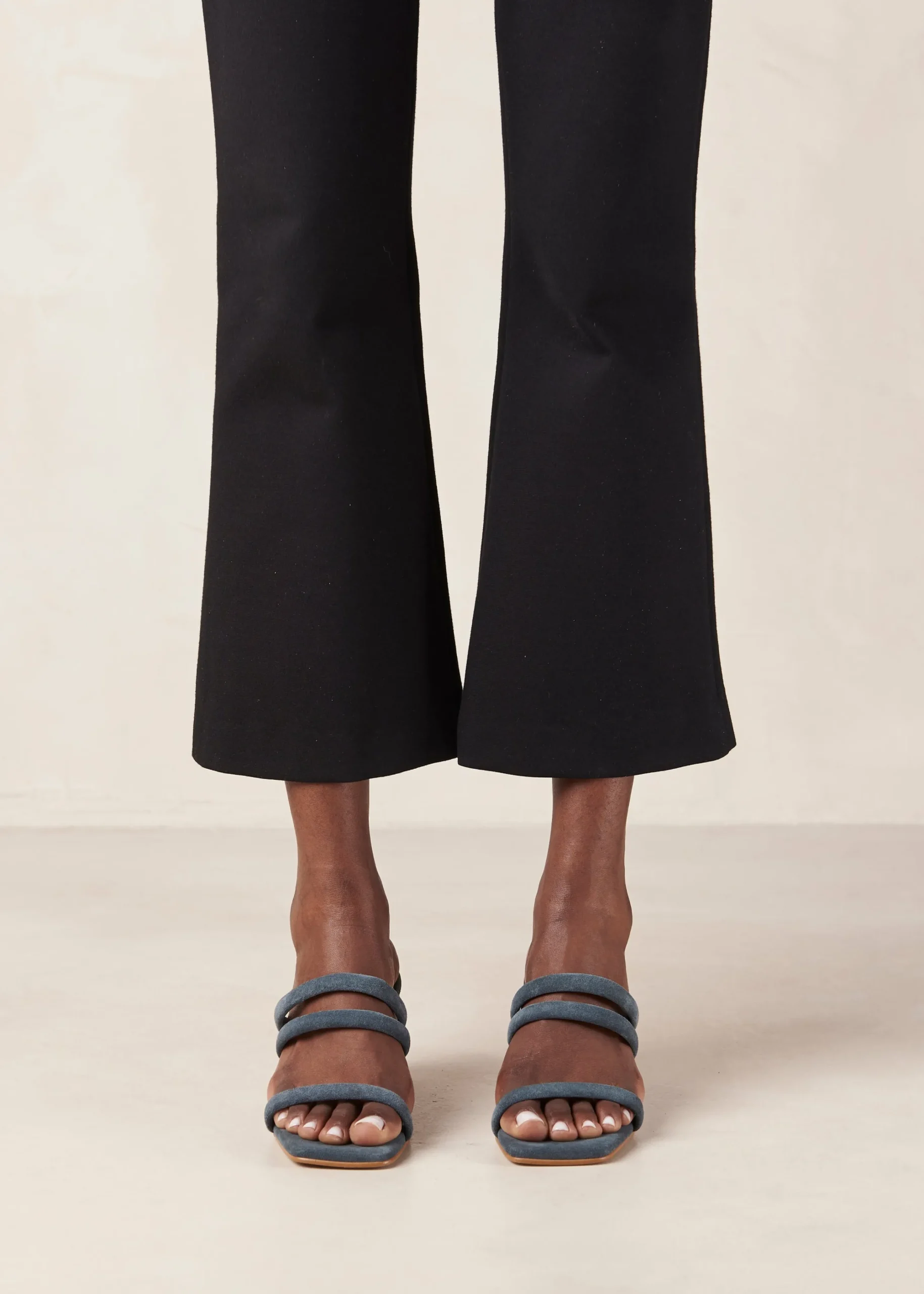 Indiana Grey Leather Sandals