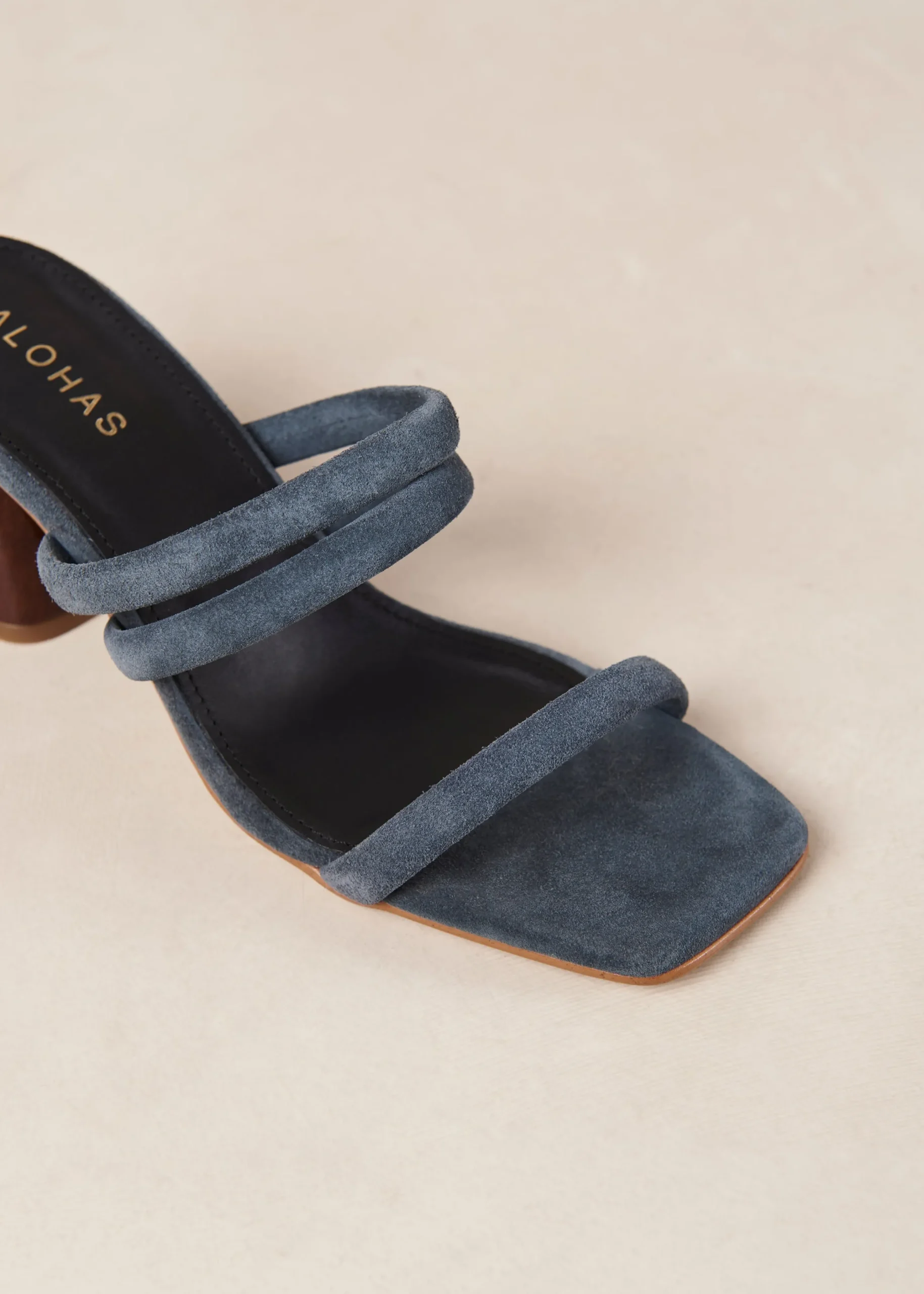 Indiana Grey Leather Sandals