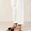 Jakara Black Leather Sandals