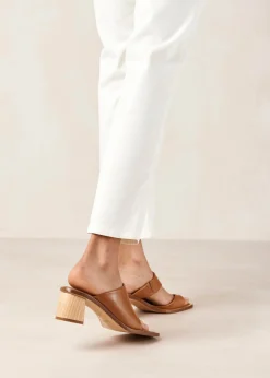 Josie Tan Leather Sandals