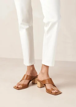 Josie Tan Leather Sandals