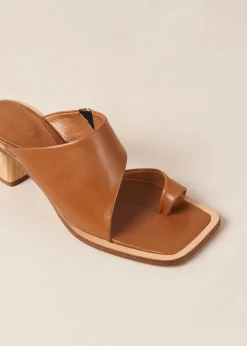 Josie Tan Leather Sandals