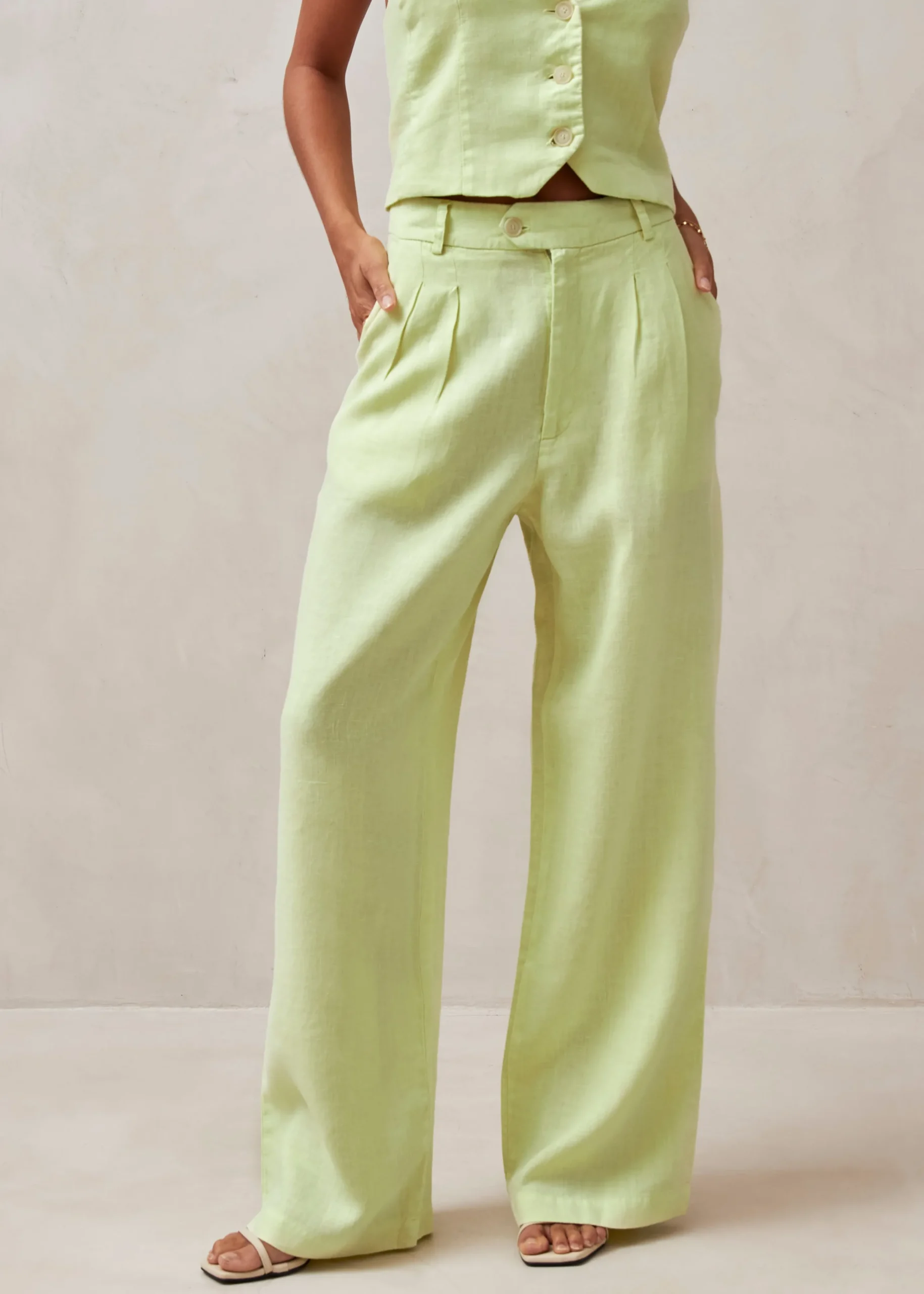 Kaede Green Pants