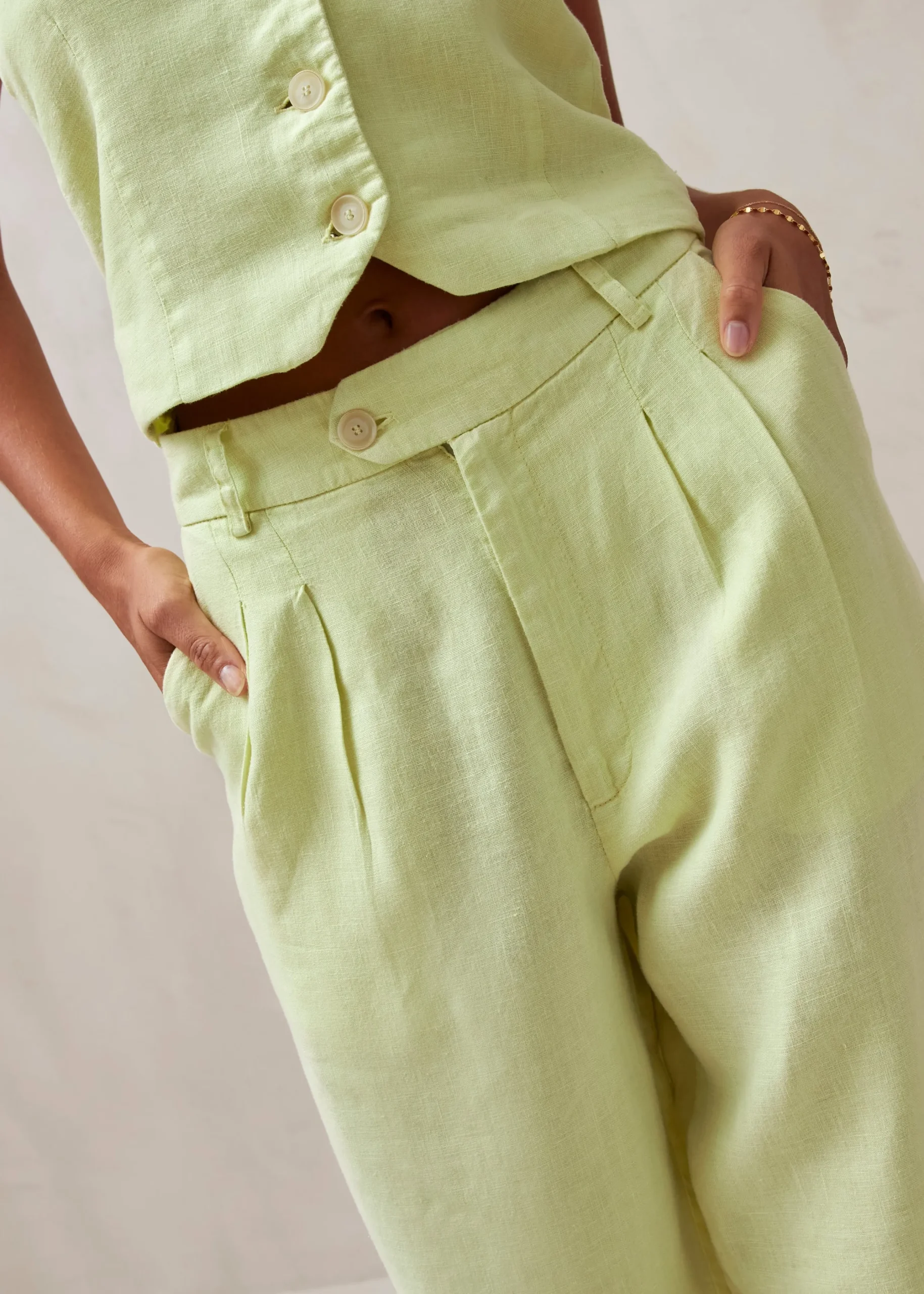 Kaede Green Pants