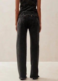Kansas Black Denim Pants