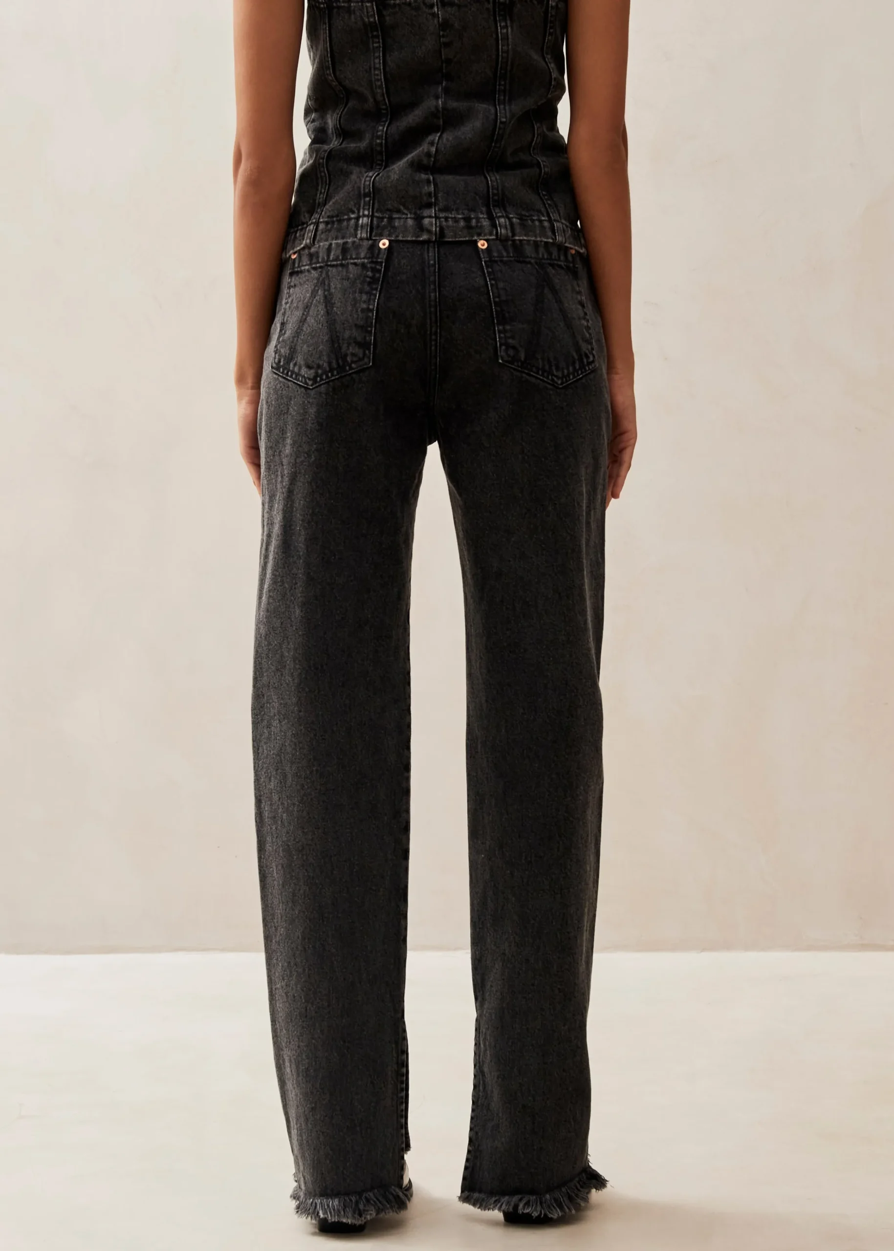 Kansas Black Denim Pants