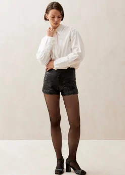 Keira Black Shorts