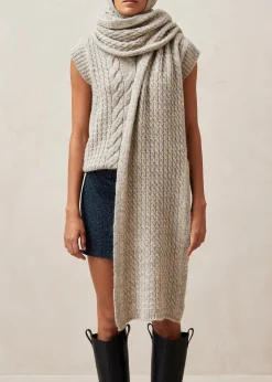 Kylie Gray Tricot Scarf