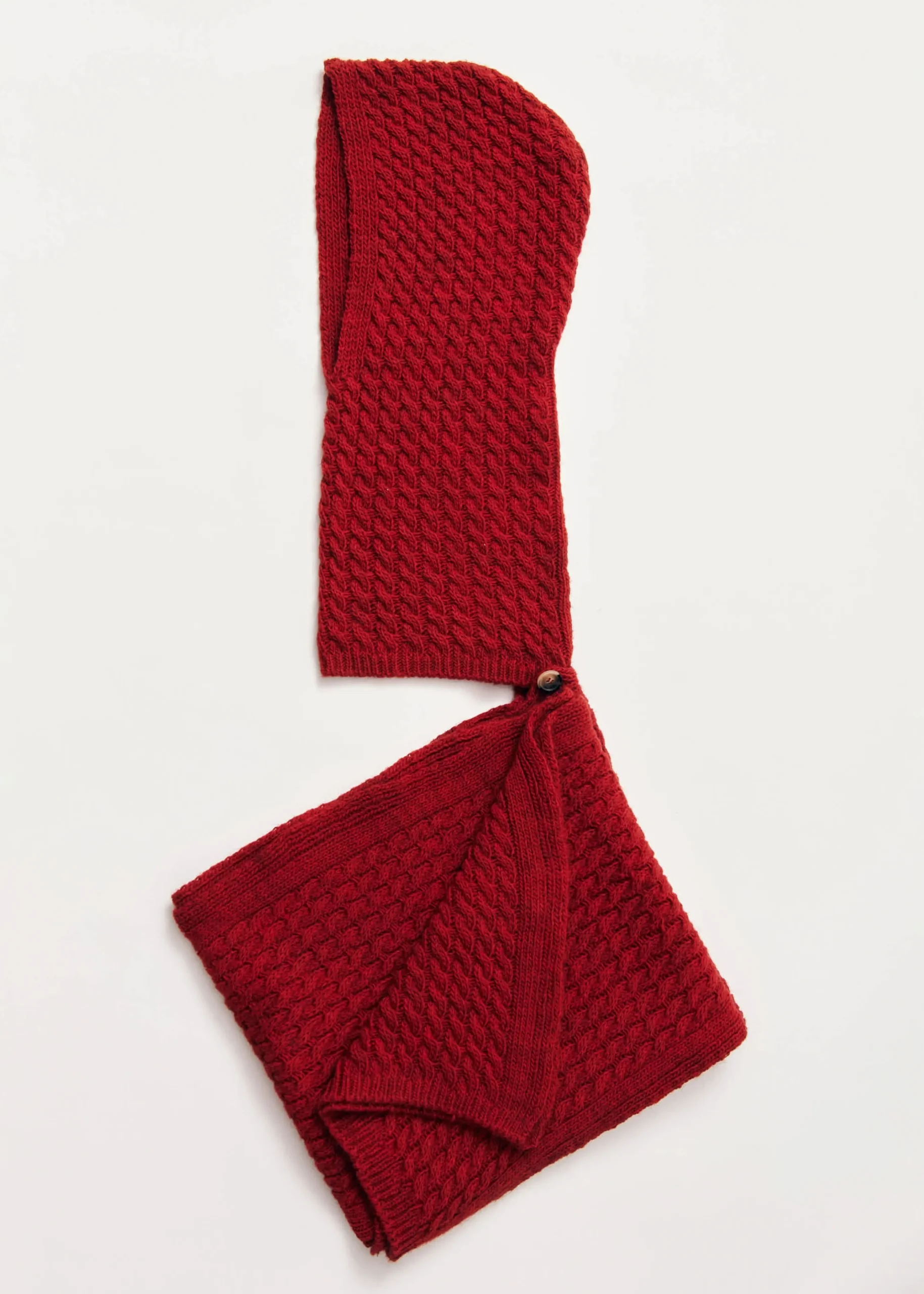 Kylie Red Tricot Scarf