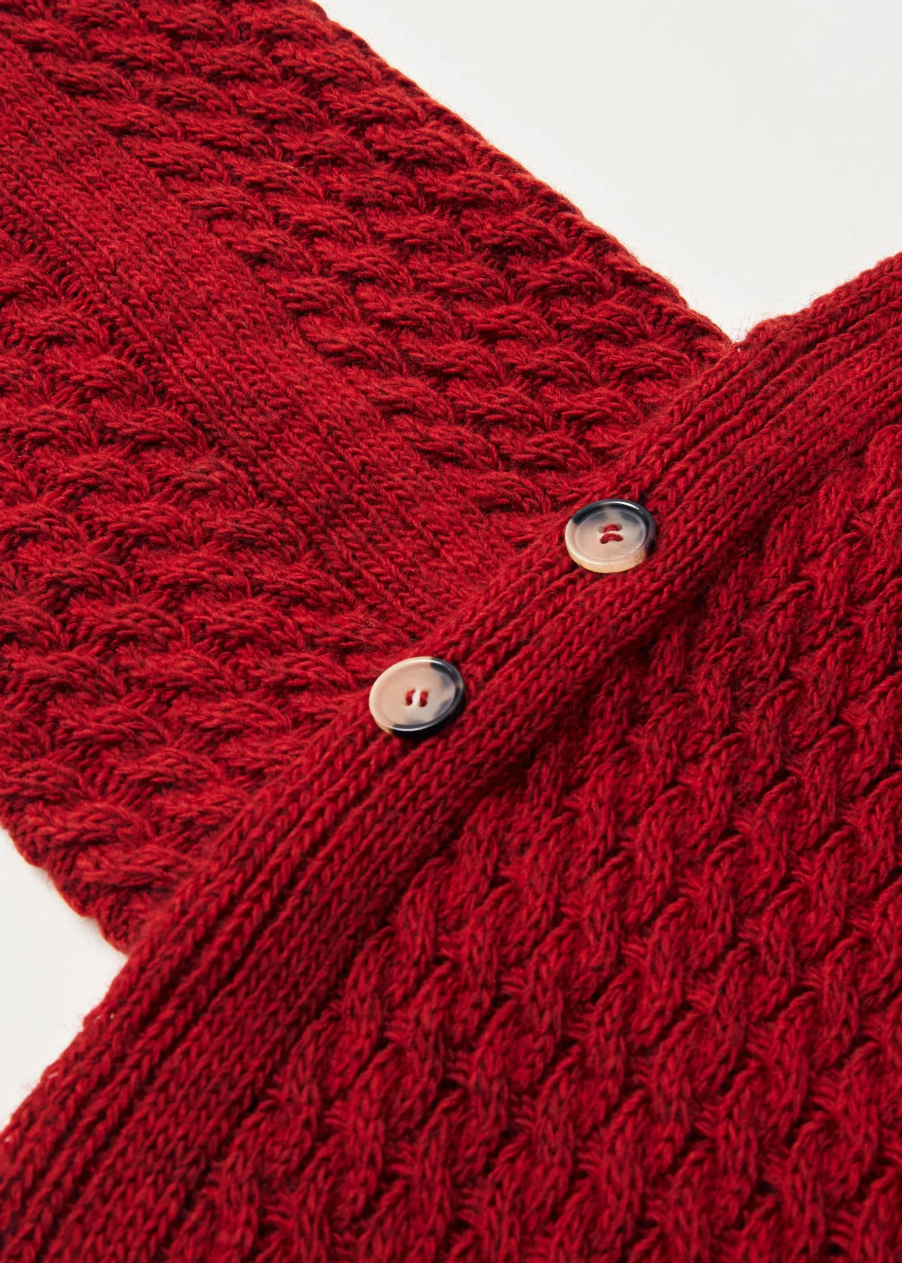 Kylie Red Tricot Scarf