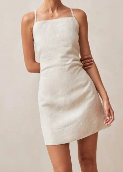 Lina Natural Mini Dress