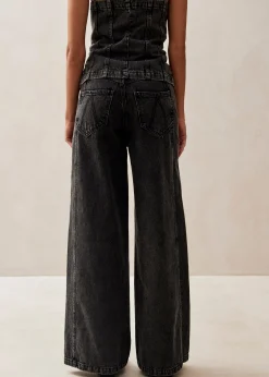 Magda Black Denim Pants